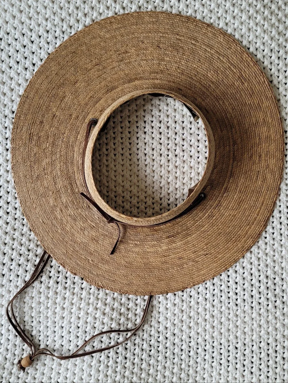 Tula Open Crown Wide Brim Straw Hat, UPF 50+